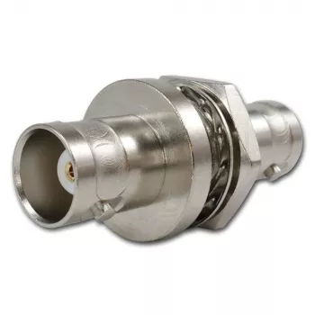 Telegärtner J01004A1233Z BNC kištukas į BNC lizdą adapteris, 75 Ohm, juodas
