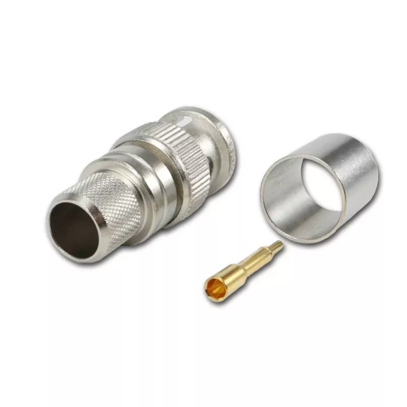 Telegärtner BNC crimp kištukas RG214/U ir RG393/U kabeliams, 50 Ohm, 1 vnt. J01000A0060