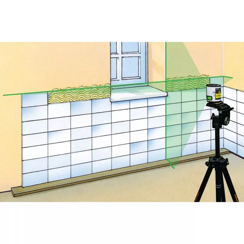 Laserliner FixPod 155 cm trikojis stovas, maksimalus darbinis aukštis 155 cm, aliuminis, juodas 090.132E