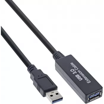 Kindermann USB 3.2 aktyvusis prailginimo kabelis 10 m (K-35655A)
