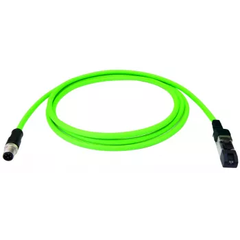 Telegärtner 100017276 Cat.6A S/FTP RJ45 komutacinis kabelis, 1 m, žalias, LSZH