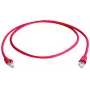 TELEGÄRTNER komutacinis kabelis F/UTP Cat.5e 2,5m MP8 FS100 LSZH raudonas L00002D0086