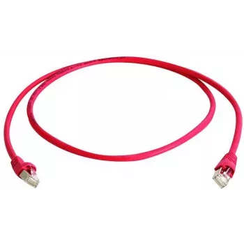 Telegärtner CAT 6A S/FTP kryžminis tinklo komutacinis kabelis, RJ45, 3 m, raudonas, be halogenų, atsparus liepsnai L00002A0139