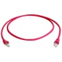 Telegärtner CAT 6A S/FTP kryžminis tinklo komutacinis kabelis, RJ45, 3 m, raudonas, be halogenų, atsparus liepsnai L00002A0139