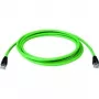 Telegärtner L80404A0003 7,5 m Cat5e S/FTP komutacinis kabelis, žalias