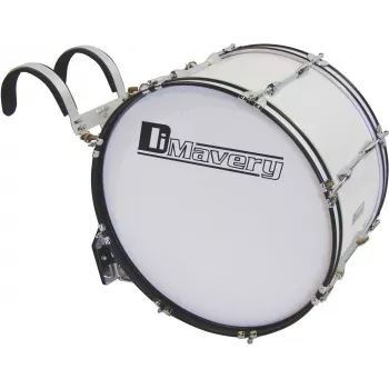 DIMAVERY MB-428 žygiuojantis bosinis būgnas 28x12 baltas 26010362