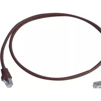 Telegärtner Cat 6A S/FTP komutacinis kabelis, PiMF, LSZH, RJ45 – 90° kampu RJ45, 5 m, raudonas L00003A0123