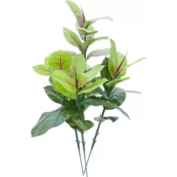 EUROPALMS dirbtinis kaučiukmedis 100cm, tikroviškas Ficus elastica, juodame plastikiniame vazone 82508303