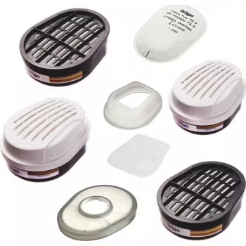 Dräger X-plore Pad P3 R dalelių filtras su korpusu, 2 vnt. 6738011
