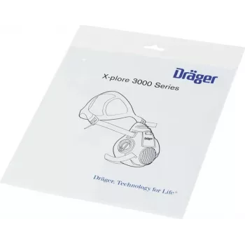 Dräger X-plore 3300 pusiau kaukė respiratorius su 2 A2P3 RD filtrais (R57793)
