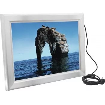 EUROPALMS A2 apšviestas reklaminis rėmas, aliuminis, sidabrinis 83331751