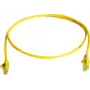 Telegärtner L00000A0294 Cat6 U/UTP RJ45 komutacinis kabelis, 0,5 m, geltonas
