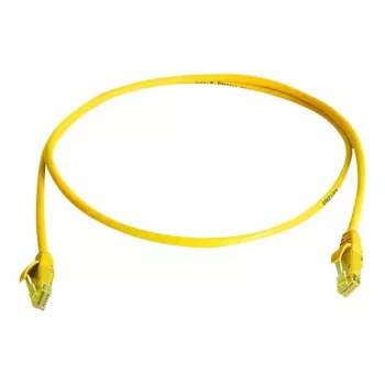 Telegärtner L00000A0294 Cat6 U/UTP RJ45 komutacinis kabelis, 0,5 m, geltonas