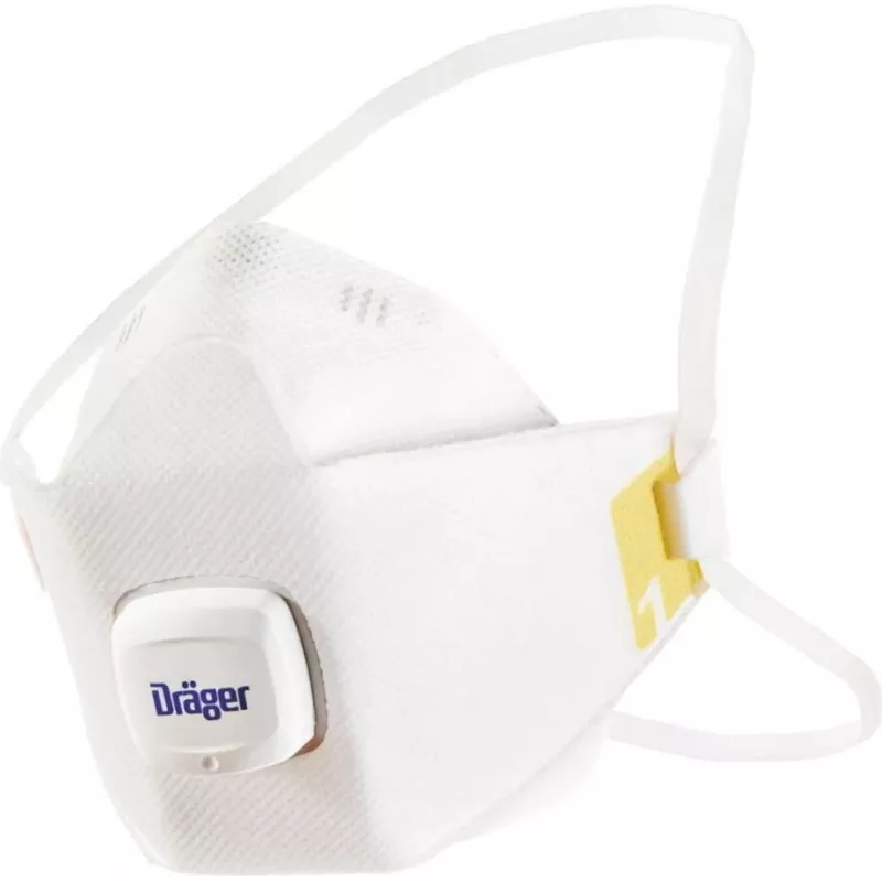 Dräger X-plore 1920 V FFP2 kvėpavimo takų apsaugos respiratorius su vožtuvu, 10 vnt. pakuotė 3951925