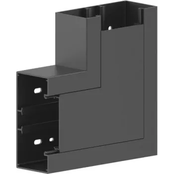 GGK BR 60x130/80-FW plokščioji alkūnė 60x130/80 RAL 9005 PVC 18351