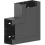 GGK BR 60x130/80-FW plokščioji alkūnė 60x130/80 RAL 9005 PVC 18351