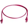 TELEGÄRTNER 100008898 CAT 6 RJ45 komutacinis kabelis, 7,5 m, raudonas, LSZH, U/UTP, atsparus liepsnai