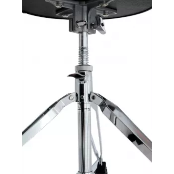 DIMAVERY DT-80 būgnininko kėdė, apvali sėdynė, reguliuojamas aukštis 480-600 mm, dvigubai sutvirtintas tripodas, juoda 26031100