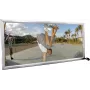 EUROPALMS Apšviesta reklaminė siena, aliuminis, 1x2m, LED, sidabrinė 83331754