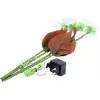 EUROPALMS dirbtinė hortenzija su 100 šiltai baltais LED, balti žiedai, 60 cm 83330300