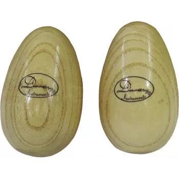 Dimavery Egg Shaker Wood, 2 vnt., naturalus medis 26055335