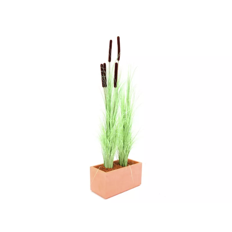 EUROPALMS dirbtinė nendrių žolė su burbuolėmis, šviesiai žalia, 152cm 82505855