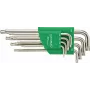 Stahlwille 10771/8 Torx L-raktų rinkinys su rutuliniu galu, 8 dalių (T9-T40) 96432700