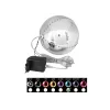 EUROPALMS LED Sniego gniūžtė 15cm, Ledo mėlyna 83501241