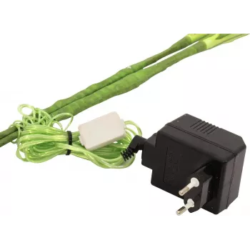 EUROPALMS Aronstab, 3 dalių rinkinys su LED, baltas, 85 cm (83330302)