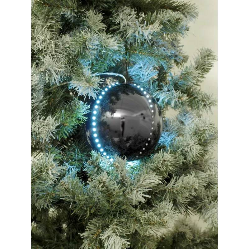 EUROPALMS LED Snowball 15cm, juodas 83501244