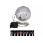 EUROPALMS LED Snowball 15cm, Purple 83501248