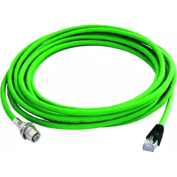 Telegärtner Cat.6A S/FTP komutacinis kabelis, 3 m, LSZH, pilkas 100017394