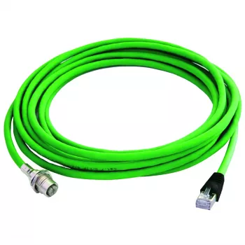 Telegärtner Cat.6A S/FTP komutacinis kabelis, 3 m, LSZH, pilkas 100017394