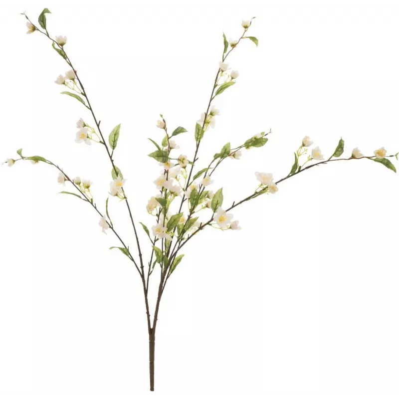 EUROPALMS Dirbtinė vyšnios šakelė, balta, 60cm 82530565