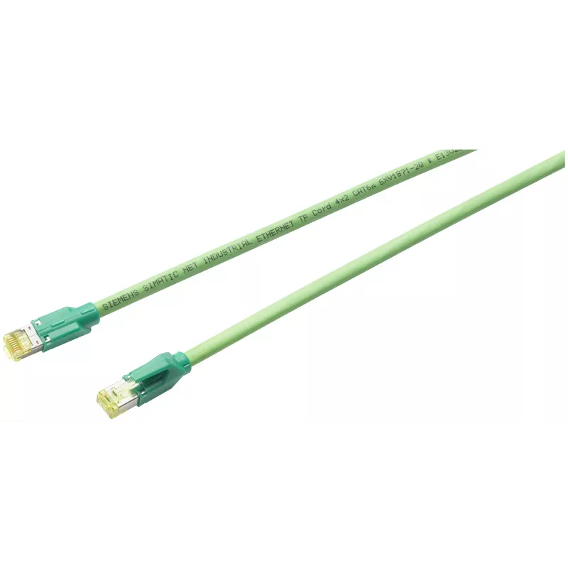 Siemens 6XV1870-3QH20 Industrial Ethernet FC TP Cord RJ45/RJ45, 20 m, CAT 6A, žalias
