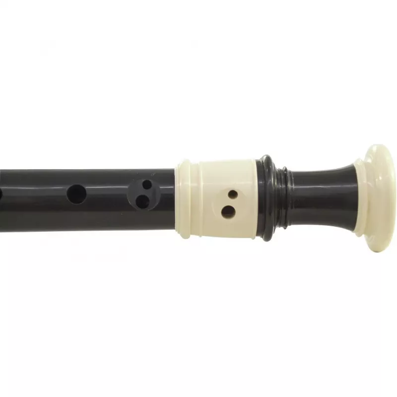 DIMAVERY soprano blockflėja su baroko pirštų sistema, C, juodo plastiko, 3 dalių 26500410