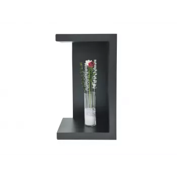 EUROPALMS Crystal Rose dirbtinė gėlė, permatoma, 81 cm, 12 vienetų didmeninė pakuotė 82600210