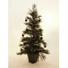 EUROPALMS dekoratyvinis rutulys 7 cm, juodas, 6 vnt. paketas (83501253)