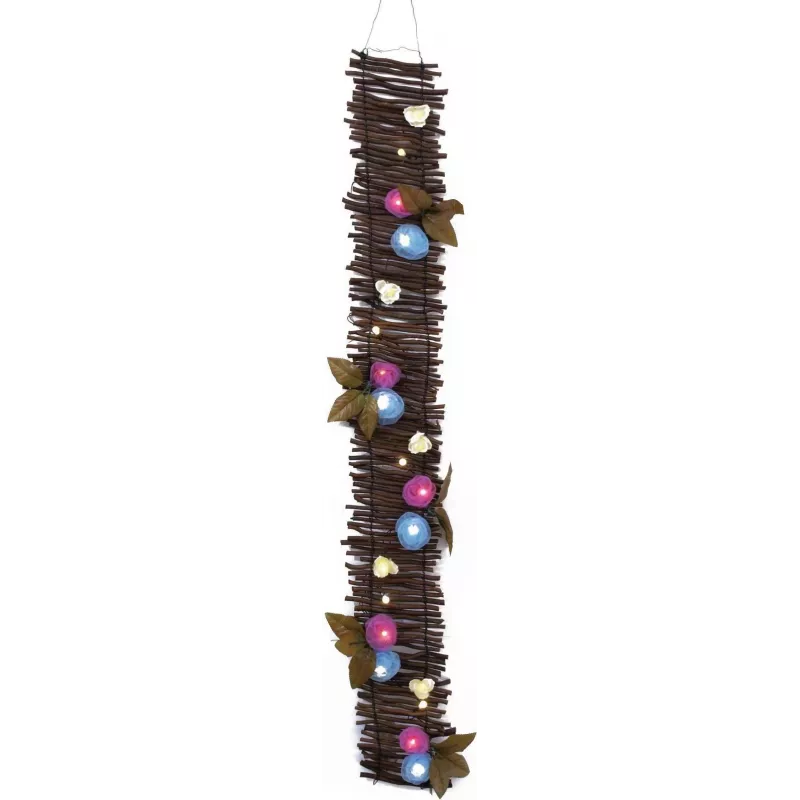 EUROPALMS LED rožių girlianda, 120cm, balta 83330320