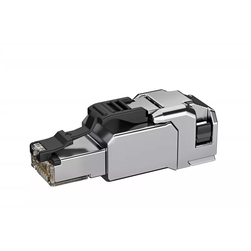 TELEGÄRTNER 100040203 RJ45 Keystone modulis Cat.6A ekranuotas, be įrankių IDC