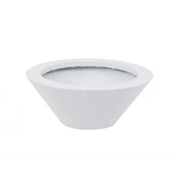 EUROPALMS Leichtsinn Bowl-15 dekoratyvinė lėkštė, balta, blizgi 83011822