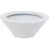 EUROPALMS Leichtsinn Bowl-15 dekoratyvinė lėkštė, balta, blizgi 83011822