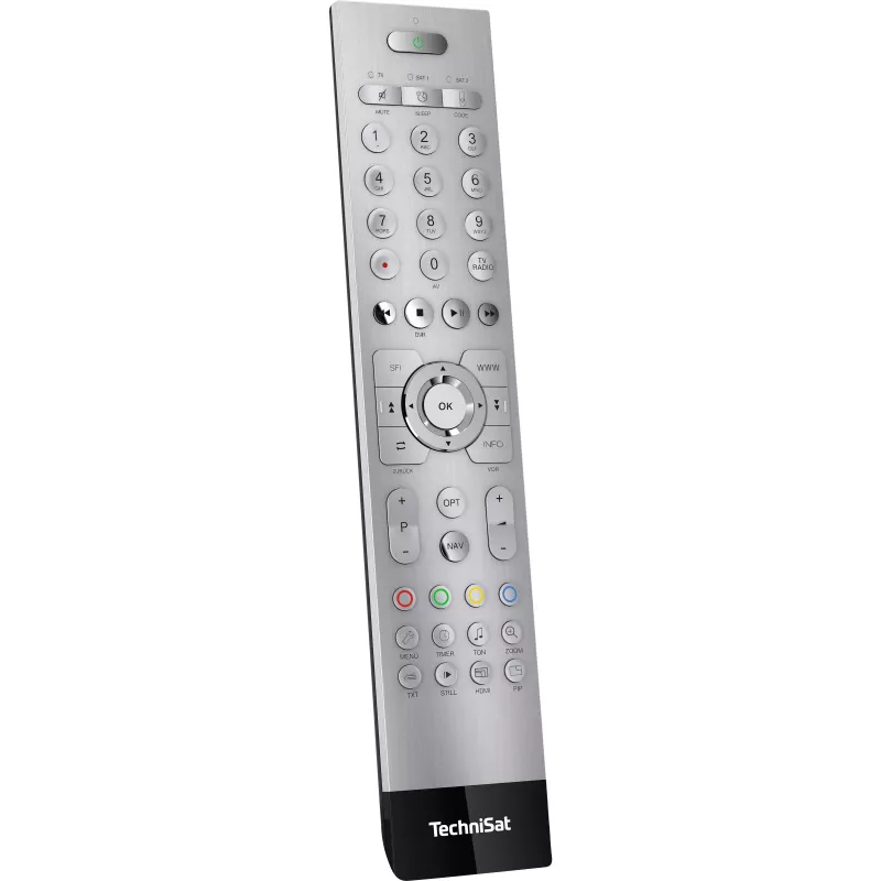 TechniSat TechniControl II ALU sidabrinis universalus nuotolinio valdymo pultas (FB Code TV) 0002/3859