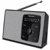 TechniSat DIGITRADIO 2 DAB+ FM Bluetooth radijo laikrodis juodas/baltas 0002/3910