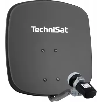 TechniSat SAT veidrodis su LNB, 45 cm lėkštė, aliuminis, vienas LNB (1345/8195)