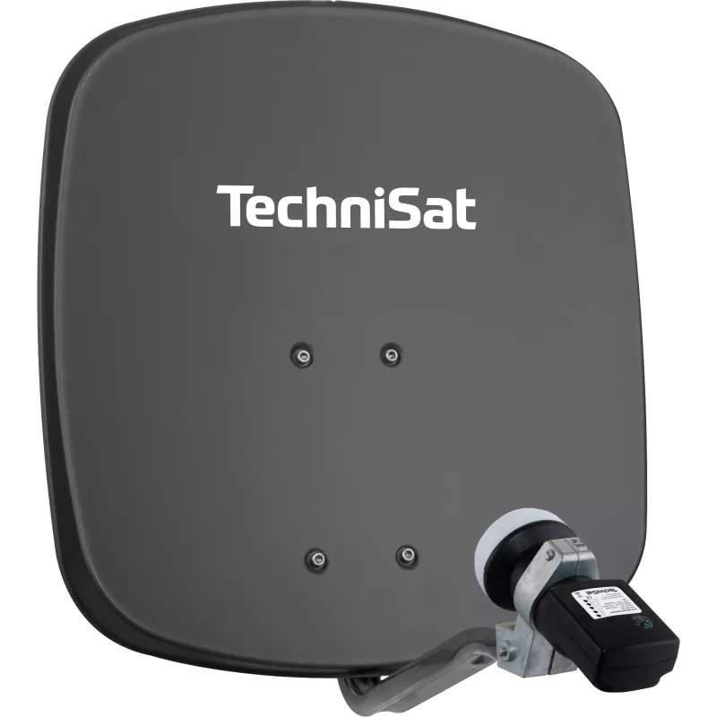 TechniSat SAT veidrodis su LNB, 45 cm lėkštė, aliuminis, vienas LNB (1345/8195)