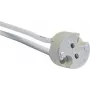 OMNILUX G-6.35 keraminis lizdas, silikoniniai laidai, 250V/100W, baltas 9450012C