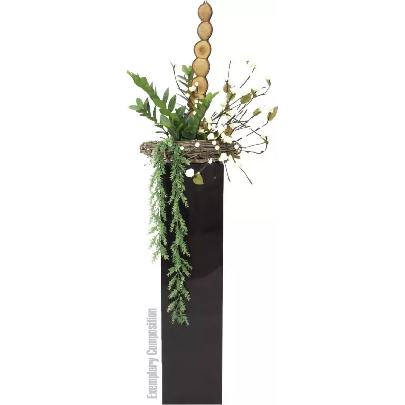 EUROPALMS Zamifolia dirbtinis ZZ augalas, 70 cm, juodas vazonas 82600153
