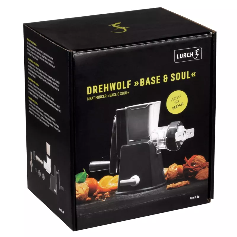 LURCH Base&Soul rankinė mėsmalė Grey White (200500)