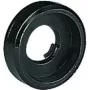 ACCESSORY plastikinis diskas juodas didelis (įdubęs) (30007810)